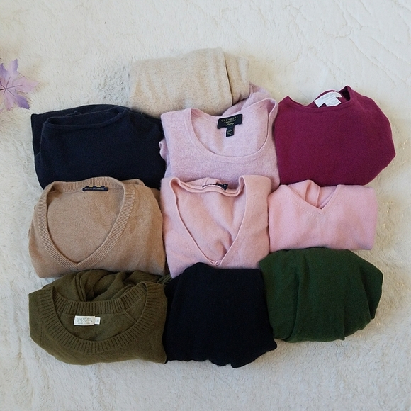 100% Cashmere Crafters Damaged 10pc Lot